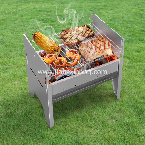 Charcoal Grill 3 Levels With Additional Area